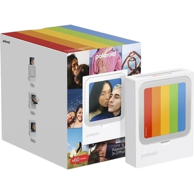 Polaroid Фото принтер Polaroid - Hi Print 3x3 + 60 броя фотохартия (006647)