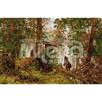 Milena Style Утро в боровата гора - гоблен със схема конци Ariadna 1: 1