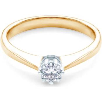 Image 1 of SAVICKI Годежен пръстен Solitaire: два цвята злато. диамант