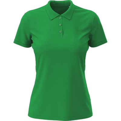 Stedman Polokošile Lux Polo Women pique krátký rukáv dámská COT05916052004 kelly green