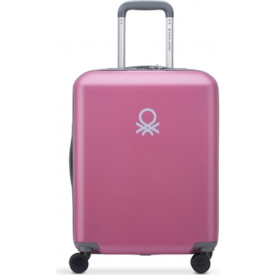 kufr Delsey X Benetton UCB Hardside SLIM růžový 36 l