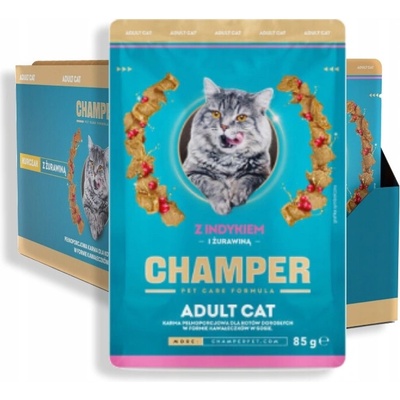 Champer kuracie mäso s morčacím mäsom a brusnicami 85 g