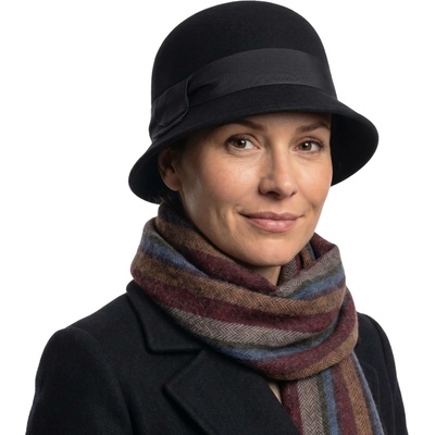 Fiebig Headwear since 1903 Dámský klobouk cloche zvoneček černý