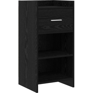 vidaXL Служебен шкаф Черен дъб 40 x 36 x 80 см Инженерна дървесина (8011076)