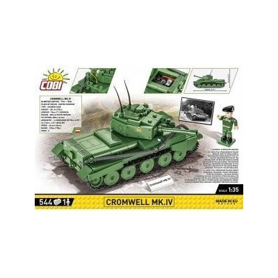 Vincobiosis COBI 2269 Historical Collection WWII Czolg Cromwell Mk. IV 544 Building Blocks