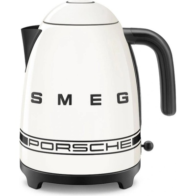 Smeg Електрическа кана SMEG Porsche KLF03PCWEU, 2400 W, 1.7 л, 360° основа, Гланцово покритие, Бял (KLF03PCWEU)