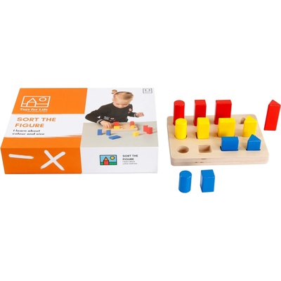 Toys for Life Образователна игра, Toys for Life - Сортирай формичката, Уча за цветовете и размерите (900000104)