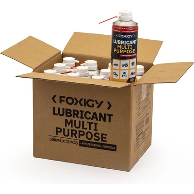 Foxigy Универсален смазочен спрей 500 мл, 12 броя Foxigy (500ml Lubricant spray)