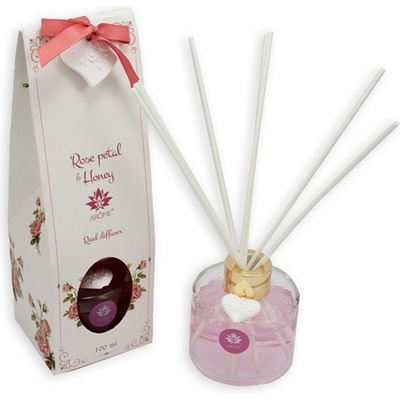 Arôme Difuzér s tyčinkami Rose petal and Honey 100 ml