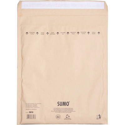 Bublinkové obálky recyklované SUMO 28,5x36cm hnedé