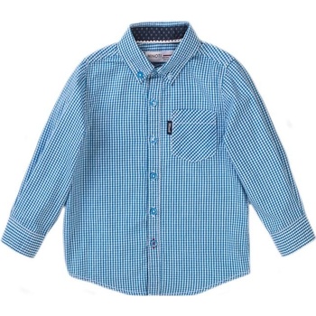 Minoti Grade 2 košeľa chlapčenská s dlhým rukávom modrá