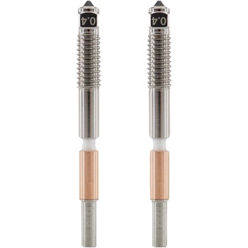 QIDI Tech Биметална дюза за Q2, комплект от 2 броя - 0, 4 mm (674519683100)