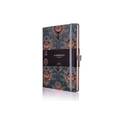 Castelli Linkovaný zápisník Milano A6 Copper&Gold Baroque Copper – Zbozi.Blesk.cz