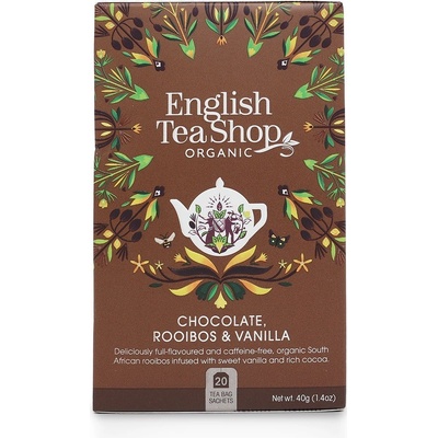 English Tea Shop Čokoláda rooibos a vanilka redesign Mandala 20 x 2 g