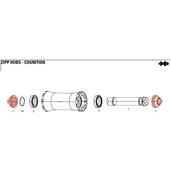 Zipp END CAP FRONT COGNITION NSW QR