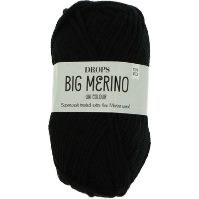 Drops Big Merino UNI 04 černá