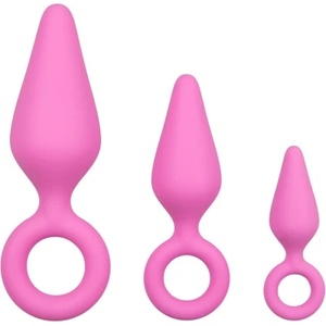 Easy Комплект разширители от силикон Pointy Plug Set розови