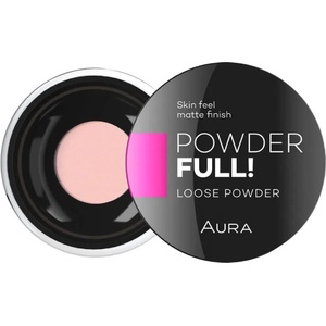 Aura Прахообразна пудра с минерали Powderfull, 105 Pinky, 8 g - baby