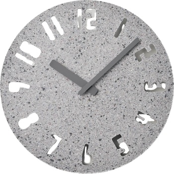 Lemnos Стенен часовник Paneco светлосив (HIL22-10 LGY)