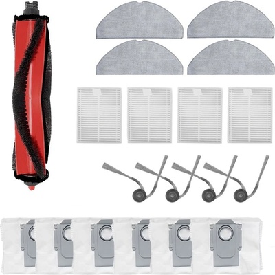 Комплект четки, филтри, мопове и торбички Mobilly за Roborock Q7 M5 L5 TF Q7B Q7T+ Plus, 19 бр (Roborock Q7 M5, 19 pcs)