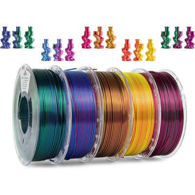 Spectrum 81433 филамент, PLA Magic SILK, 5PACK, 5 x 0, 25 кг, 1, 75 мм (81433)
