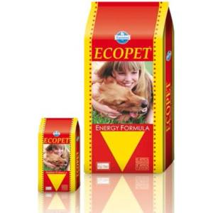 Ecopet Natural Energy за активни кучета - 15кг