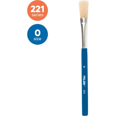 Štetec plochý MILAN č. 0 - 221