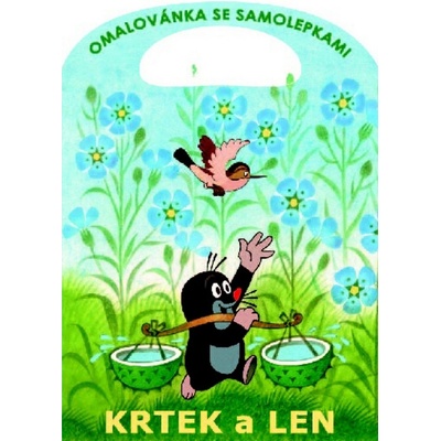 Krtek a len omalovánky se samolepkami