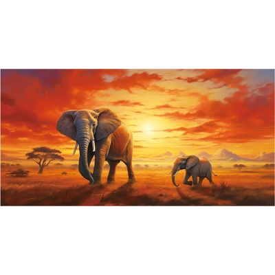 Witpol plážová osuška z mikrovlákna elephant 1 100 x 180 cm