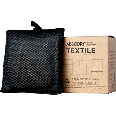Everbrand Sweden Absodry Duo Family Textile, pohlcovač vlhkosti do skříně a zásuvky, 2 x 100 g