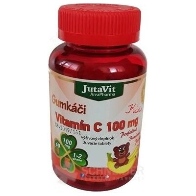 JutaVit Gumkáči Vitamín C 100 mg Kids 60 ks