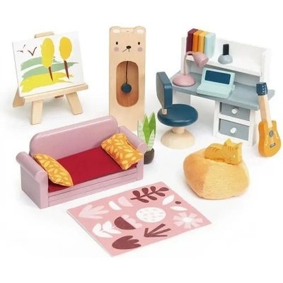Tender Leaf Dolls House Study Furniture