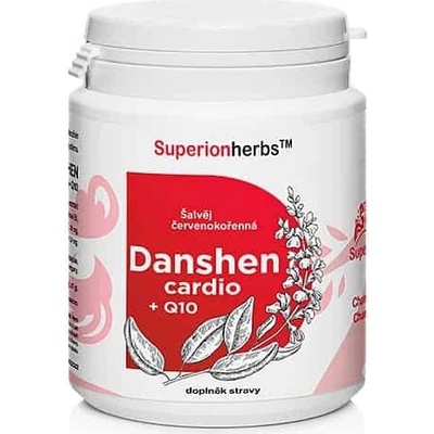 Superionherbs Danshen Cardio + Q10 90 kapsúl
