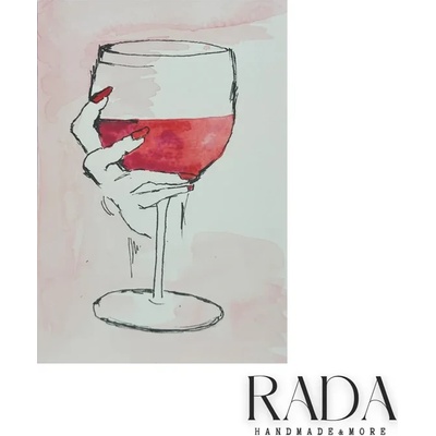 Ръчно изработена любовна картичка - Love Card #29 (LOVECARD29)