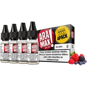 Aramax 4Pack Max Berry 4 x 10 ml 6 mg