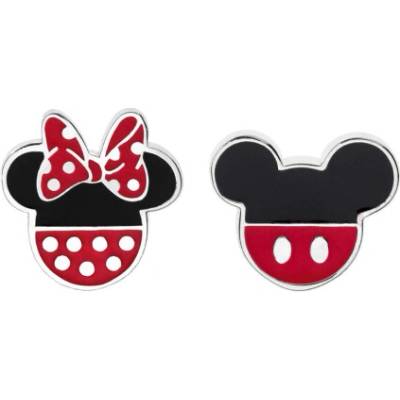 Disney strieborné náušnice Mickey a Minnie ES00007SL.CS