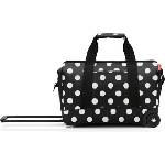 Reisenthel Чанта тип торба Allrounder Trolley на бели точки на колела (MP7072)