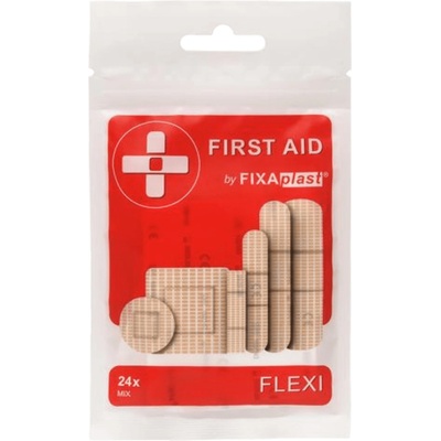 FIXAplast FIRST AID Flexi náplast mix 24 ks – Zboží Mobilmania