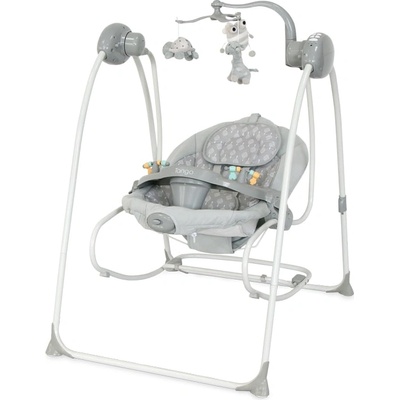 Lorelli Classic ЕЛ. ЛЮЛКА ШЕЗЛОНГ TANGO GREY TREES 2in1 (10090072395)