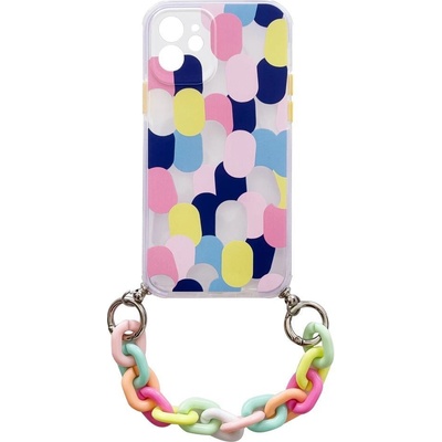 HQWear Кейс с верижка HQWear за Xiaomi Redmi Note 10/Redmi Note 10S, Цветен-1 (9145576224670)