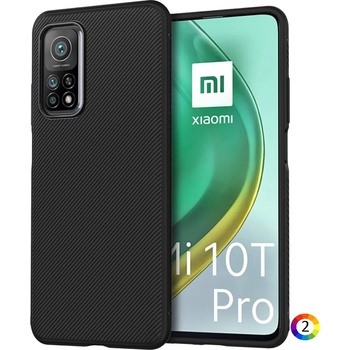 Xiaomi Mi 10T 5G / Mi 10T Pro 5G Удароустойчив Twill Texture Калъф и Протектор