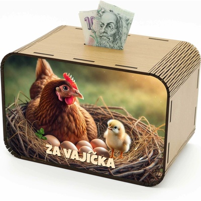 Pokladnička - Za vajíčka - pro chovatele slepic