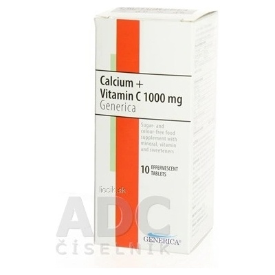 Generica Vitamín C 1000 mg eff 10 tabliet