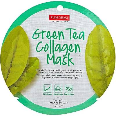 Маска за лице Green Tea Collagen, 18 ml