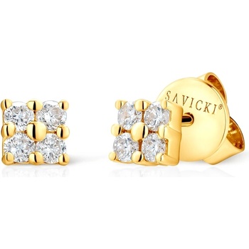 SAVICKI Обеци Savicki: злато. диаманти