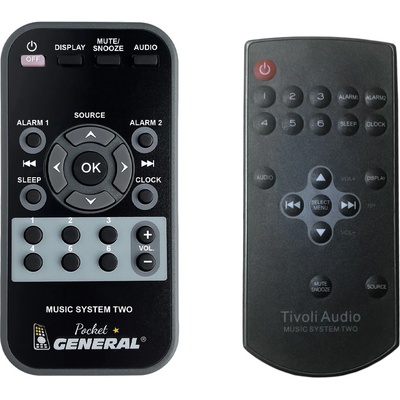 GENERAL TIVOLI AUDIO Music system two - дистанционно управление дубликат (Music system two)