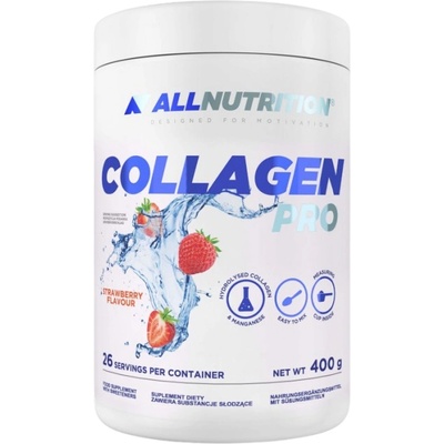 ALLNUTRITION Collagen Pro Powder | with Glucosamine, Chondroitin, Hyaluronic, Boswellia [400 грама] Ягода