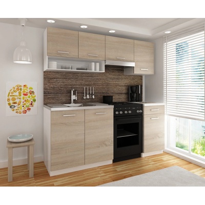 Fronti Fafor Kuchynská linka LUIZA II 180x120 Sonoma