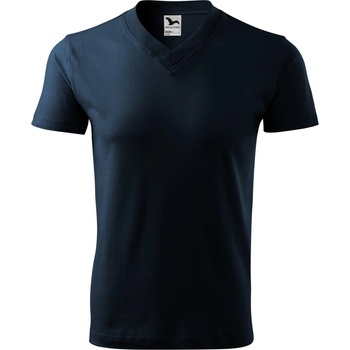 MALFINI Malfini v-neck 102 / Унисекс тениска с v-образно деколте - тъмносиня m (1020214)