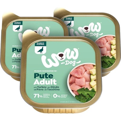 WOW Krocan s cuketou Adult 3 x 150 g